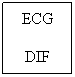 Text Box: ECG
DIF